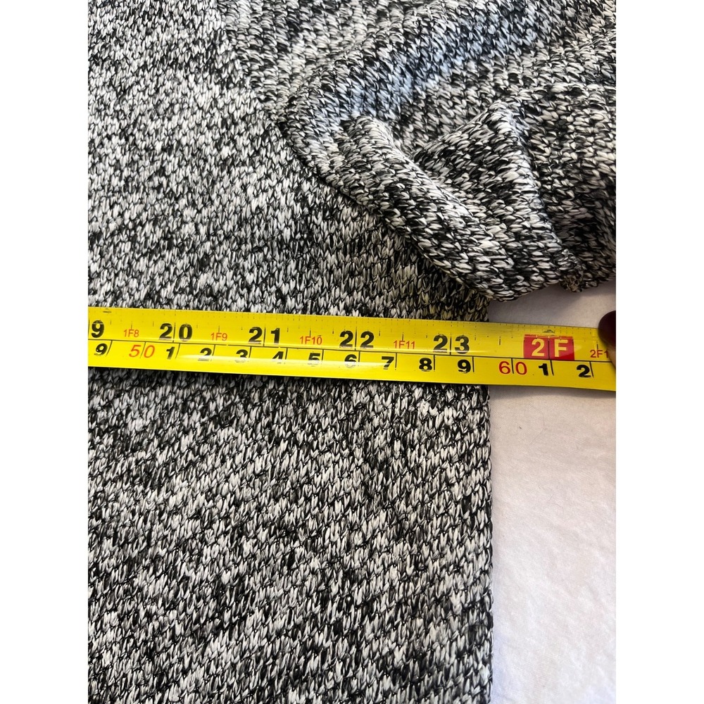 Lane Bryant Cowl Neck Boucle Sweatshirt Womens sz 14/16 Black White Cozy Casual - Picture 10 of 13